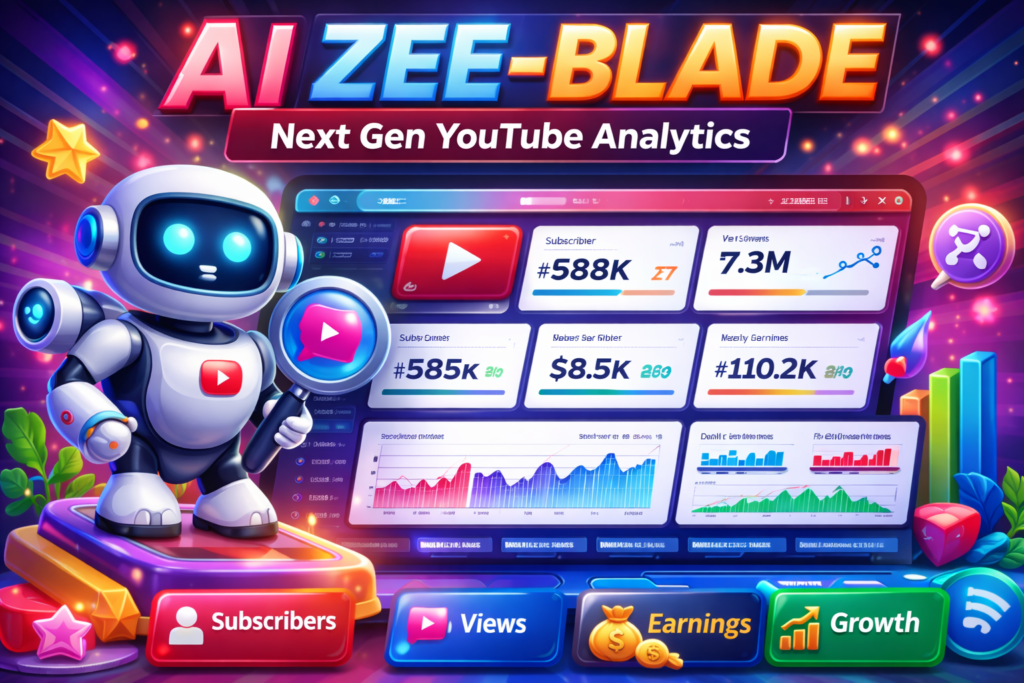 Zee-Blade Next Gen YouTube Analytics